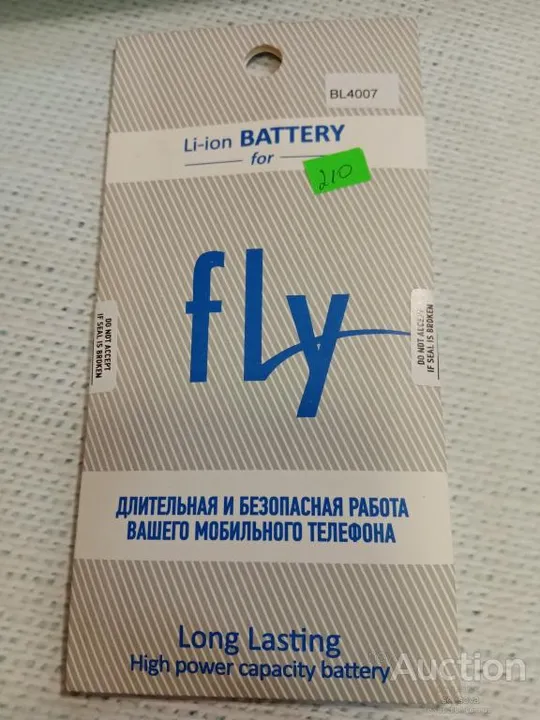 Аккумулятор (оригинал 100%) для Fly BL4007 новый Ціна