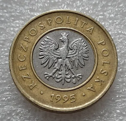 фото, (8083 ря) 2 злоті 1995 Польща (злотий, злоті, злотый, Польша, Polska)