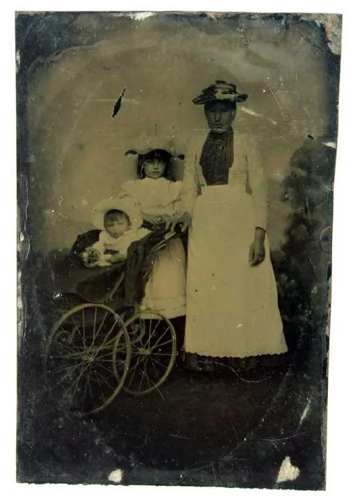 Ферротип ferrotype З доньками 1860-70-ті рр. Germany Ціна