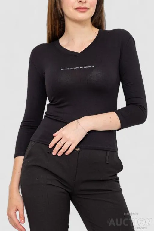 Кофта женская укороченная, цвет черный, 186R651 З аукціону