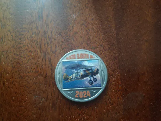 Купити 7 реалів 2024 Гран-Канарія Літак - Винищувач-біплан - Глостер «Гладіатор»