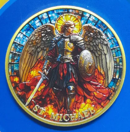 фото, Сувенірна монета: " Архангел Михаїл ".