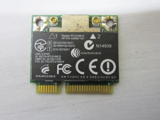 Wi-Fi+BT модуль адаптер Realtek RTL8188CE HP Ціна