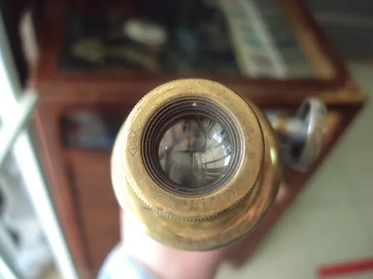 Подзорная труба Нивелир-теодолит G.Gerlach 1890-1895 гг длина 41 см, диаметр 4,2 см (№1275) Недорого