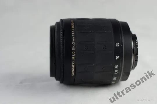 Nikon AF-s телеобъектив Quantaray 55-200mm/4-5.6 LD IF MC Ф52mm China Вживане З аукціону