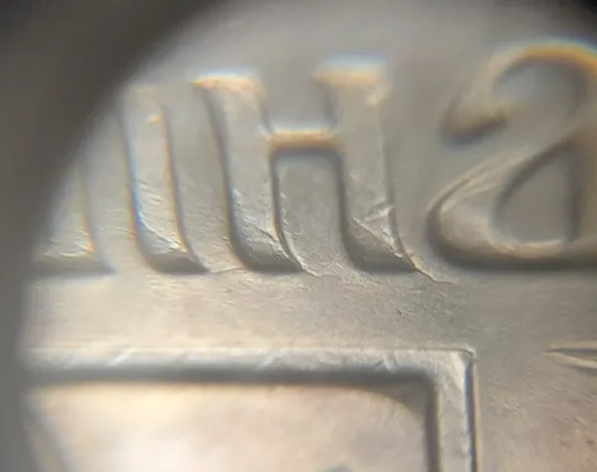 (7747) 25 копійок 2015 викрошки та розколи на реверсі та аверсі (25 копеек 2015 брак) 1ЕБм 1ЕБд Інтернет-аукціон