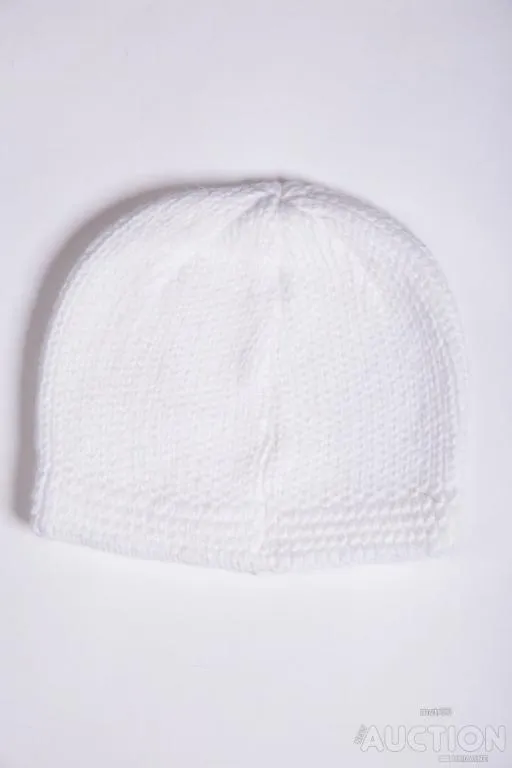 Детская шапка, молочно-салатового цвета с пайетками, 167R7802 З аукціону