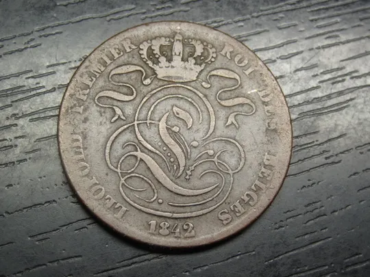 5 сантимів Бельгія 1842 Ціна