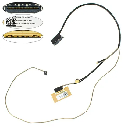 фото, Шлейф матриці для ноутбука Lenovo (ThinkPad: Yoga 520, 520-14) LED (DC02002R900)