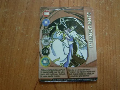 фото, Картка BAKUGAN Mirror Gate