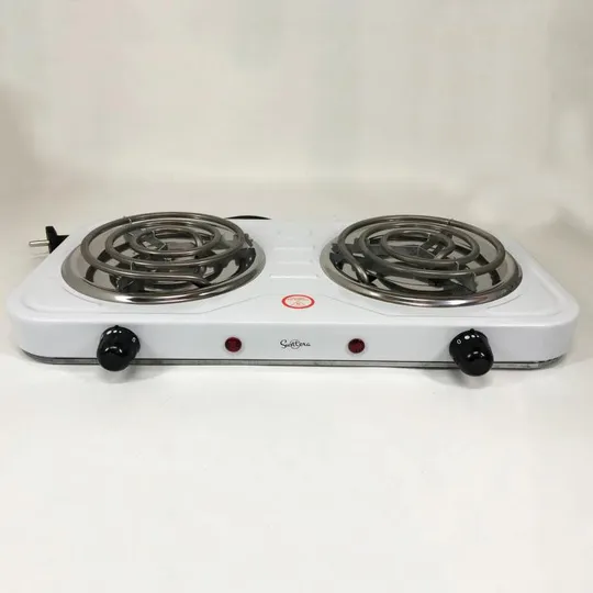 Плита электрическая Suntera DP-1915, мощная настольная электроплита, плита бытовая. Цвет: белый З аукціону