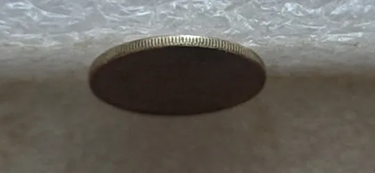 (6899) 10 копійок 2012 царапина штемпеля через букви "АЇН" слова "УКРАЇНА" на аверсі (10 копеек 2012 брак) Недорого