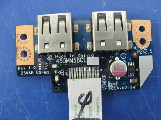 №144-18 плата USB 455MM5B0L NBX0001BH00 для Aspire E5-531 E5-511 E5-521 E5-571 V3-572 оригінал Інтернет-аукціон