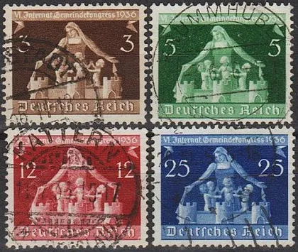 фото, 1936 - Рейх - Конгрес Mi.617-20 _3,0 €