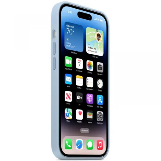 Купити Чехол Silicone case (AAA) full with Magsafe для Apple iPhone 14 Pro (6.1&quot;)