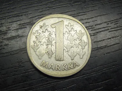 фото, 1 марка Фінляндія 1964 срібло