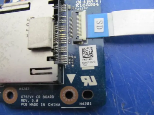 номер0196-29 CARD READER плата для ASUS G752V оригінал З аукціону