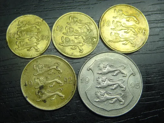 Купити Комплект монет Естонії (Друга Республіка) повний комплект