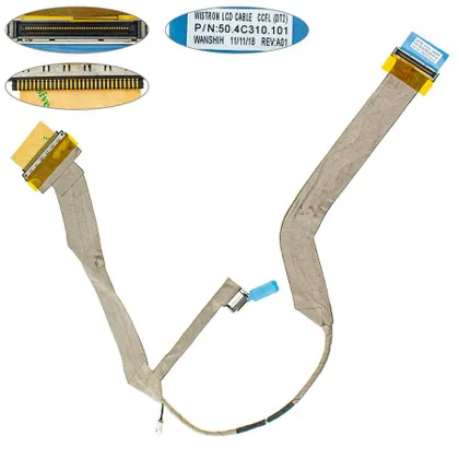 фото, Шлейф матриці для ноутбука Dell (XPS M1330,1318) LED (50.4C310.101)