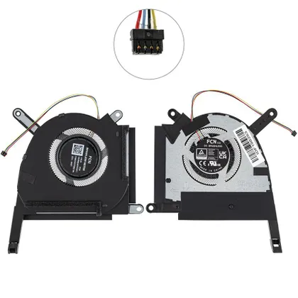 фото, Оригінальний вентилятор для ноутбука ASUS TUF Gaming A15 FA507NV (GPU FAN), 12V, (13NR09J0T01011) (Кулер)