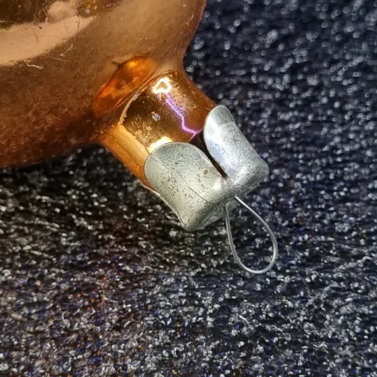 Елочная игрушка «ретро шар с медным блеском» (ссср) З аукціону