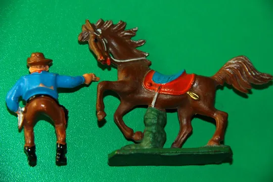 ковбой ГДР №091 ДЖИМ БРІДЖЕР Фріхольд Фішер на коні №312 Продаж