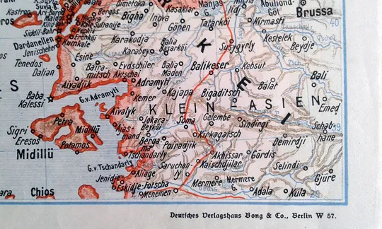 Мапа карта Балканський театр військових дій Перша світова 1919 Fv8.3 Продаж