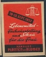 ФРГ Непочтовые 1952 Ціна