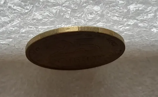 (2063) 25 копійок 1994 1БВм поворот (порушення соосності) (25 копеек 1994 1БВм брак сдвиг) Де купити