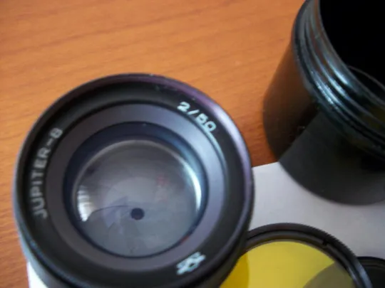 Юпитер-8,черный, М-39 , Made in USSR , No-8001271, Крышка передняя, Светофильтр Ж-2х , как нов З аукціону