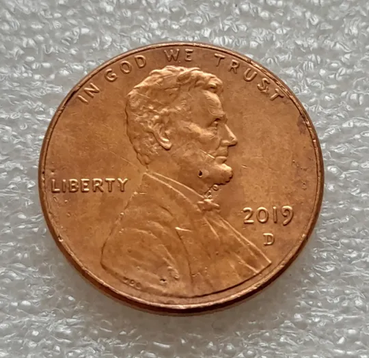 (8177 ря) 1 цент 2019 D США Ціна