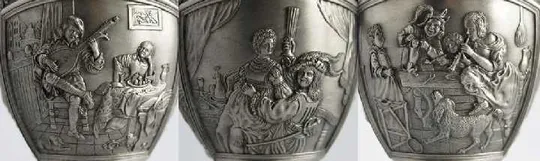 Олов'яний глечик кувшин Шедеври живопису 600 мл №2 Germany Інтернет-аукціон