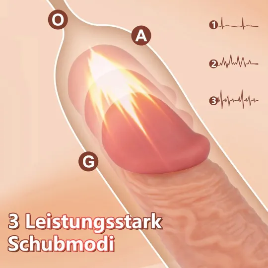 Купити Реалістична вібрація фалоімітатора для жінок із функцією удару, силіконовий вібратор(23)