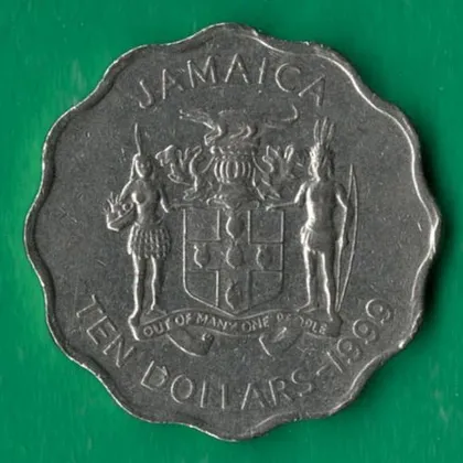 фото, 10 доларів 1999 року Ямайка [КВ]