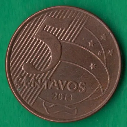 5 сентаво 2013 року Бразилія [МВ] Ціна