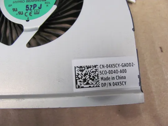 743-4  Вентилятор (кулер, FAN) 04X5CY для Dell Inspiron 15 15-7000 7559 5599 оригінал Продаж