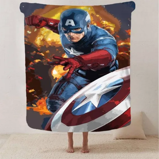 Купити Плед 3D Первый Мститель 2804_B 13008 135х160 см