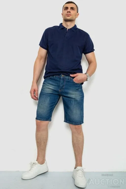 Купити Шорты мужские джинсовые, цвет синий, 244RB004