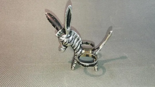 Солонка стара радянська віслюк зебра металева фігурка статуетка Вживане Характеристики