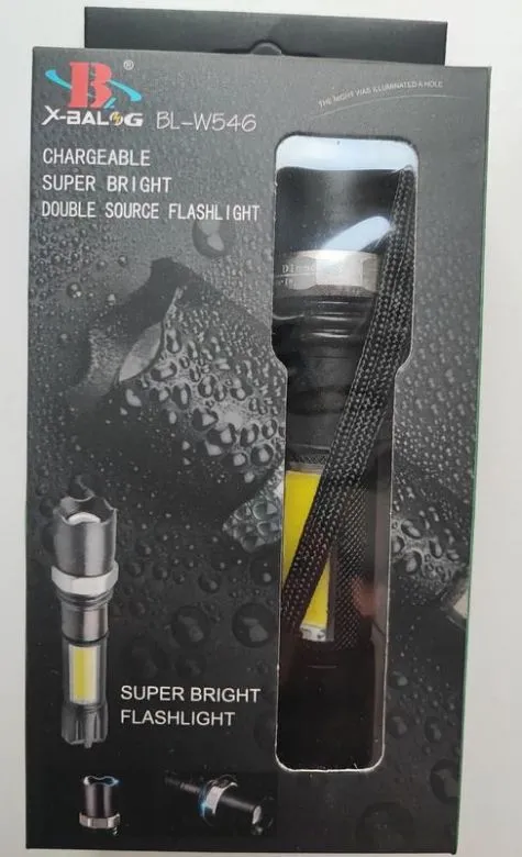 Ручний ліхтарик з usb-зарядкою bl-w546 Ціна