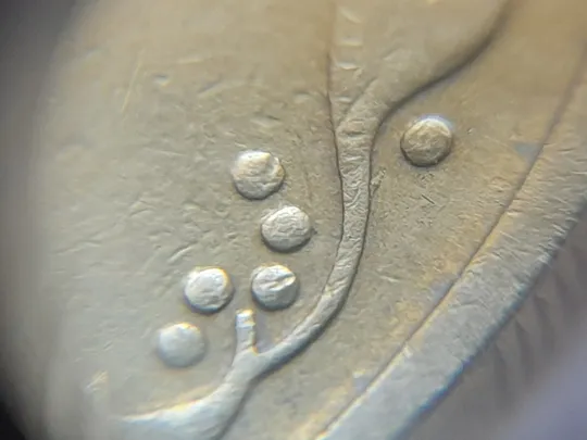 (4316) 25 копійок 1992 3БА(а)м по каталогу В.Шекені (25 копеек 1992 3БА(а)м брак) Продаж