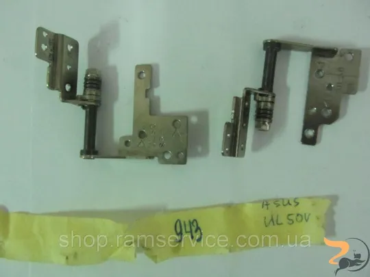 Петлі для ноутбука Asus UL50, UL50A, UL50AT, UL5AG, UL50V, UL50VF, б/в Ціна