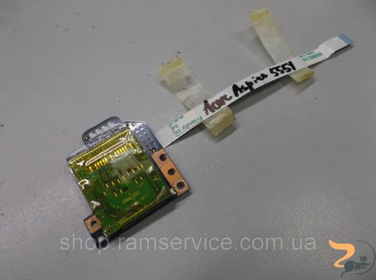 Плата Card Reader для ноутбука Acer Aspire 5551 eMachines E640 LS-5896P б/в Ціна