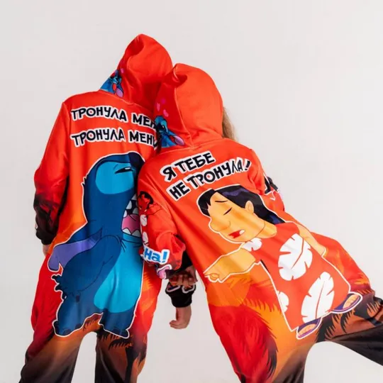 Кигуруми для детей до 3 лет 3D Лило и Стич Ребята №1 3879_0_104 16962 104 см Де купити