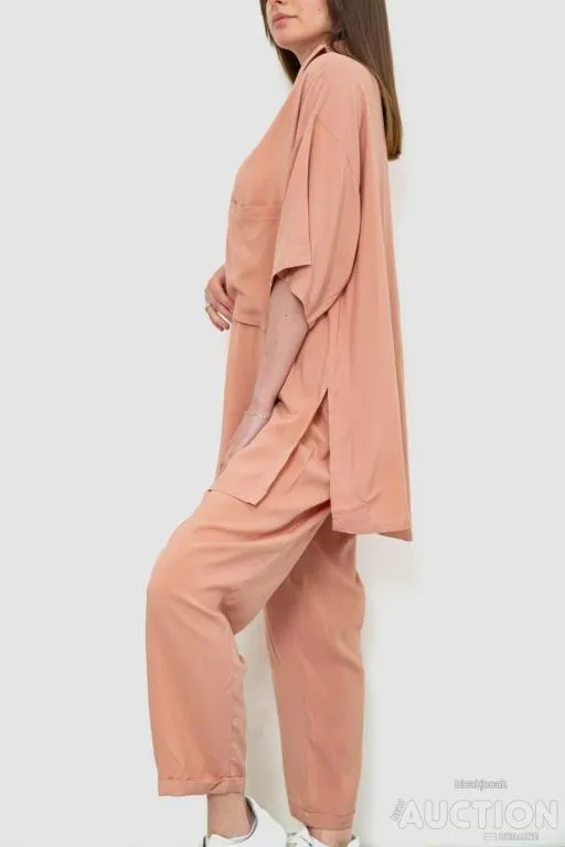 Костюм женский, цвет пудровый, 102R5227 З аукціону