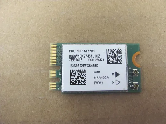 759-44 Wi-Fi модуль QCNFA435 01AX709 для Lenovo Ideapad 320s-14 320S-14IKB  оригінал Ціна