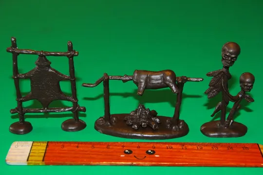 індіанське поселення табір Апачів АКСЕСУАРИ з набору №1206 индейцы ATLANTIC 60мм Продаж