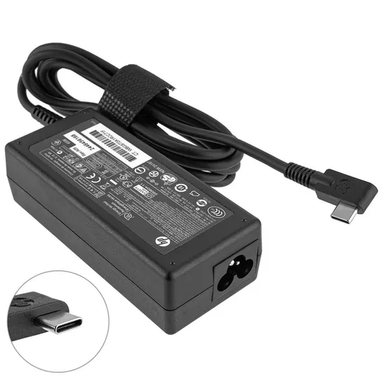 Купити Оригінальний блок живлення для ноутбука HP TYPE-C 65W, black, RECTANGULAR