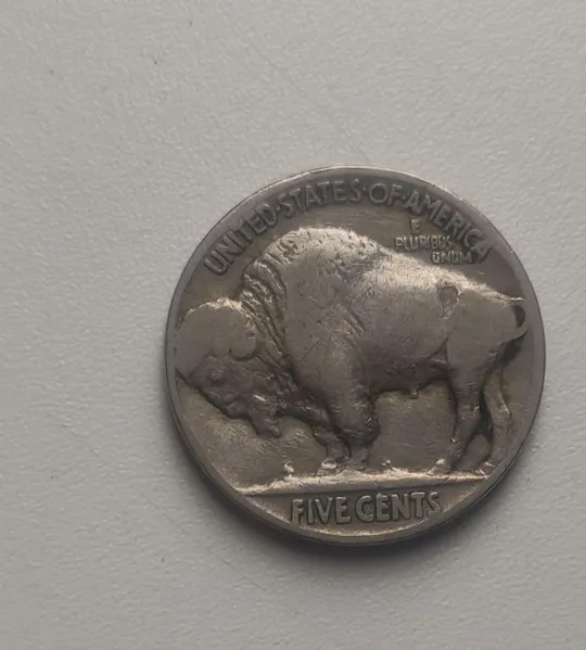 Монета 5 центов 1927 года  США бизон и индеец оригинал   gm746 Ціна