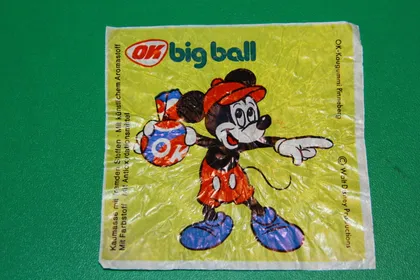 фото, ВКЛАДИШ ЕТИКЕТКА ВІД ЖУВАЛЬНОЇ ГУМКИ вкладыш OK Big Ball